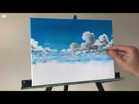Cloud Acrylic STEP by STEP Painting Tutorial (ColorByFeliks)