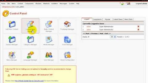 8) How to change Access Level in Joomla?