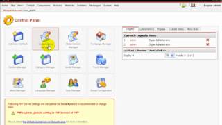 8) How to change Access Level in Joomla
