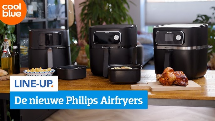 Philips Premium Airfryer XXL, Fat Removal Technology, 3lb/7qt, Rapid Air  Technology, Digital Display, Keep Warm Mode, 5 Cooking Presets, NutriU App