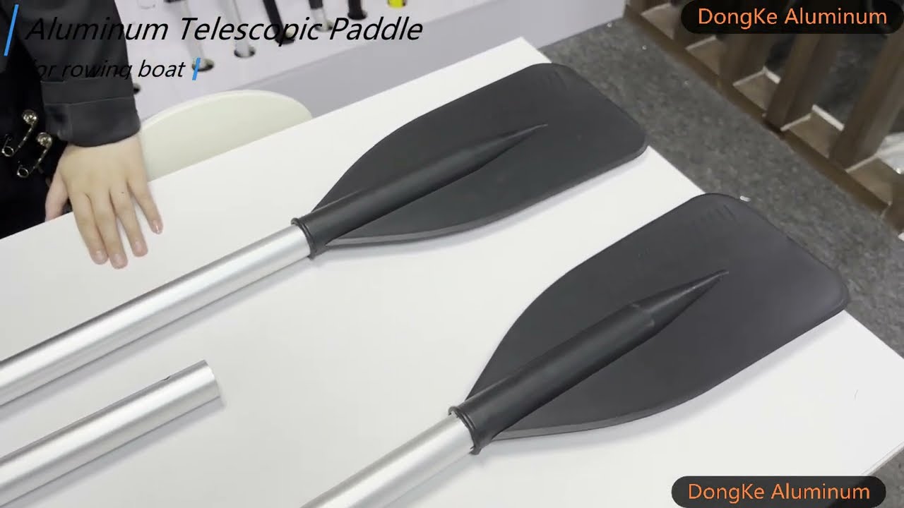 Outdoor Camping Fishing Playing Extension Tool Pipe Aluminum Telescopic Boat Paddle For Rowing Boat