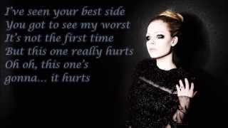 Video thumbnail of "Avril Lavigne - Hello Heartache [Lyrics]"