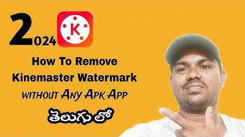How to Remove watermark in kinemaster without any Apk App in Telugu | #kinemaster #videoediting