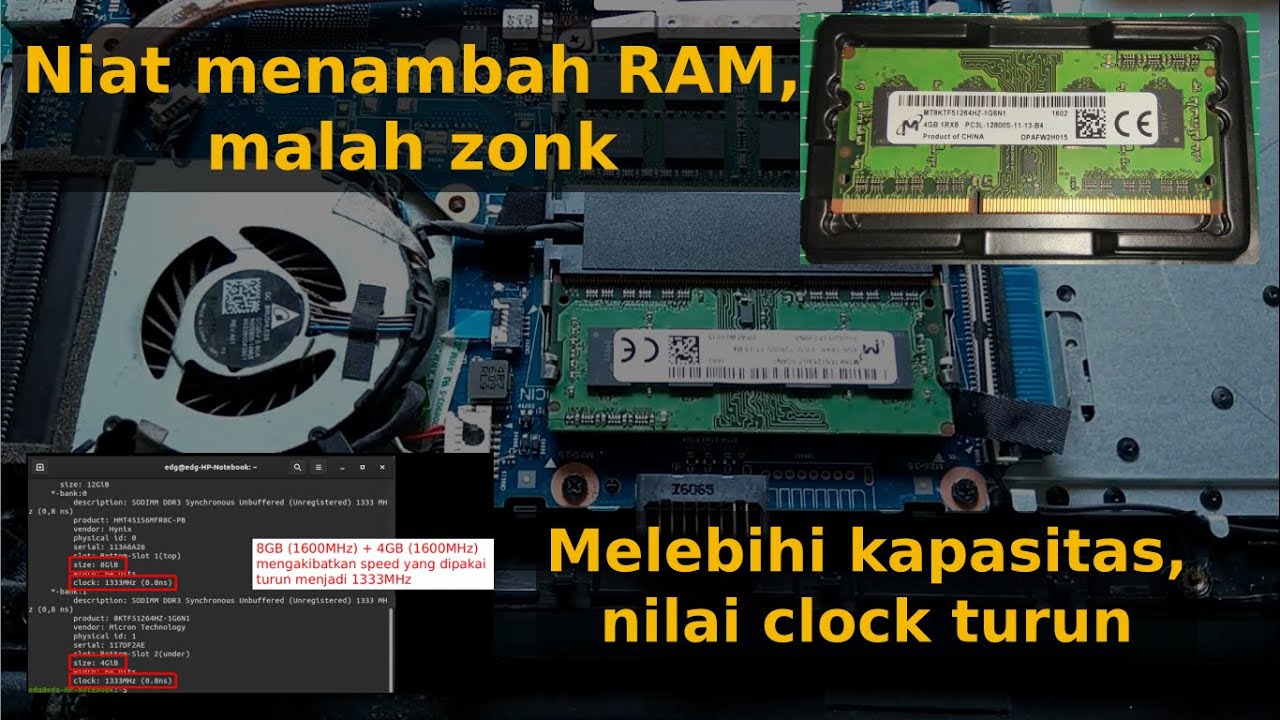Menambah RAM Laptop Gagal, Perhatikan Tips Ini