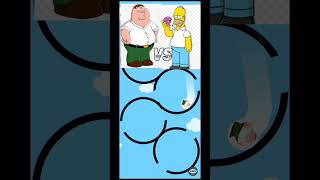 peter griffin vs homer Simpson