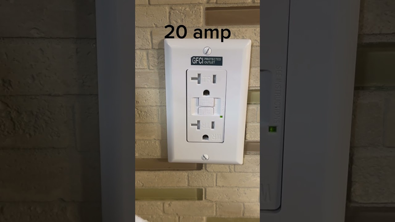 How to tell the difference between a 20 amp & 15 amp 
