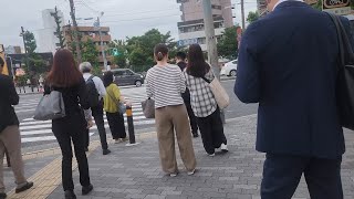 (4K)A walk to Osaka Metro Taisho Station in Japan