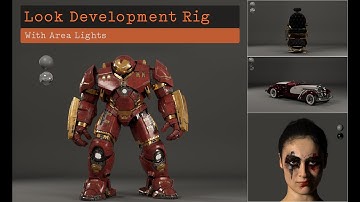 How to Create a  Look Development rig with Area Lights | Maya and Arnold lighting Tutorial |