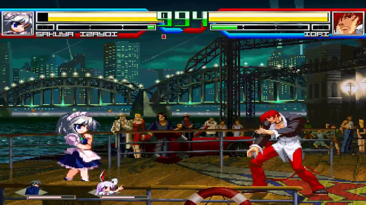 NICK54222 MUGEN: Sakuya Izayoi (me) VS Iori Yagami (Quickfist)