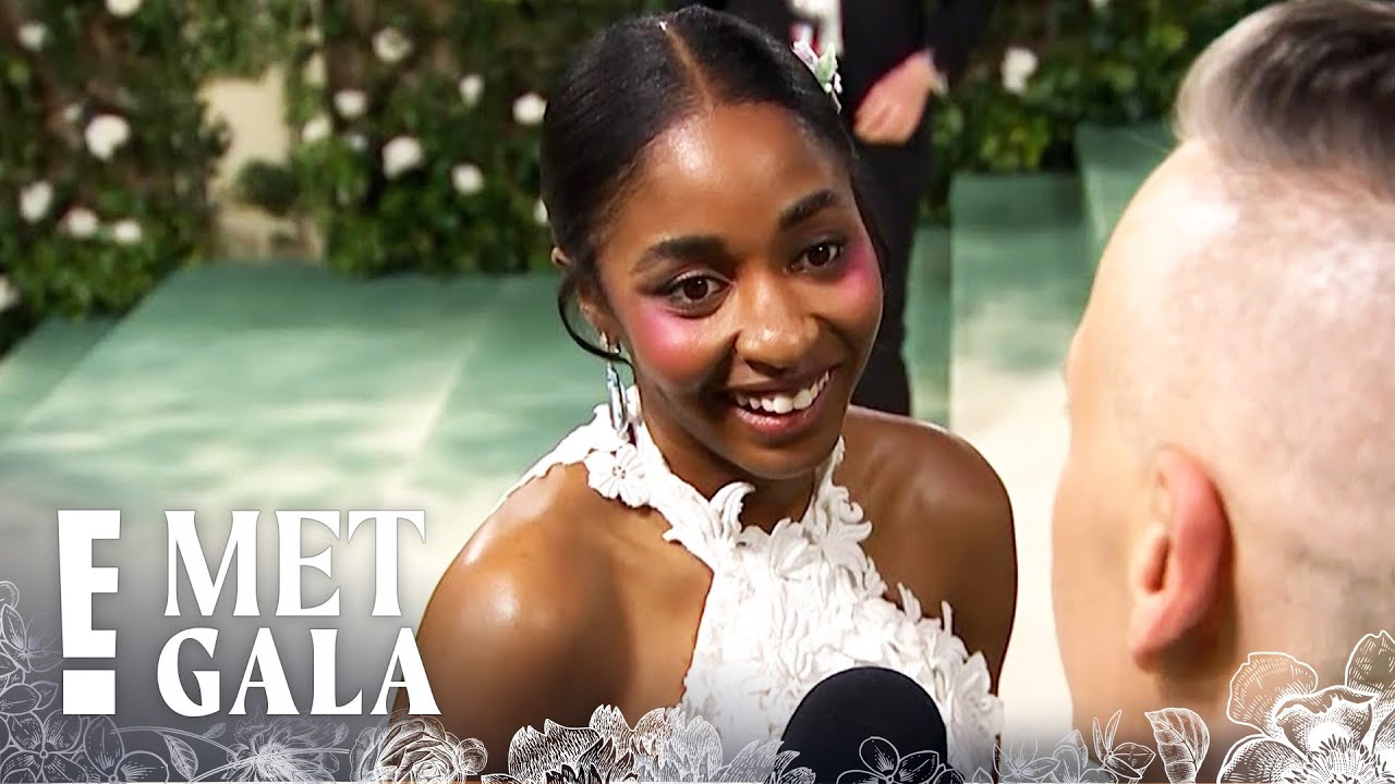 Ayo Edebiri is WINNING in White Loewe at the 2024 Met Gala | E! Insider ...