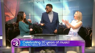 ‼️Mr.Talkbox Shows actual Talkbox used for his iconic intro to 24K Magic & Apple Ad on Local 2 News!