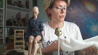 картинка: МК часть 1. Как сделать силиконовую шапочку для кукольного парика |БЖД| Шарнирная кукла