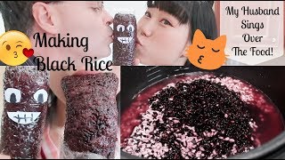 Making Black Rice Cifantuan!