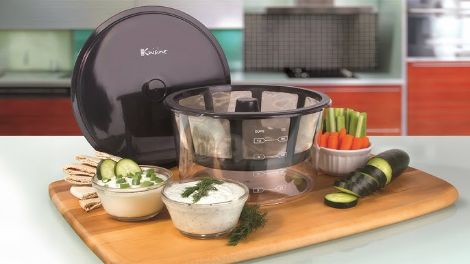 Euro Cuisine Cordless Chopper with Scale and Two Glass Bowls