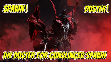 【Wearing tutorial】Gunslinger Spawn is coming! Custom duster for Mcfarlane Gunslinger Spawn!