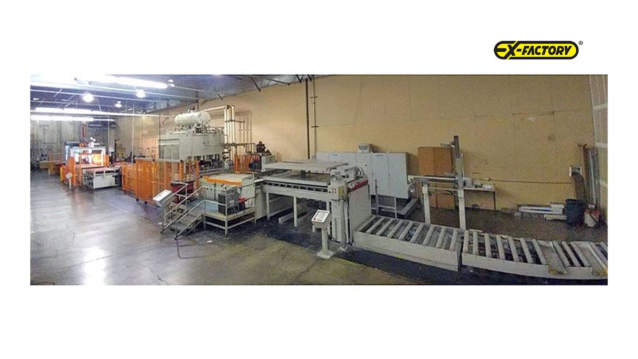 BURKLE ODW 1426/300 4' x 8' Automatic Short-Cycle Throughfeed Melamine Press Line