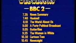 BBC 2 Continuity 1982