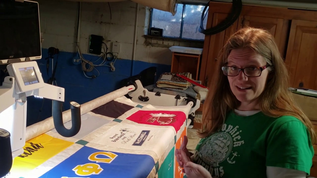 TShirt Quilt with No Stabilizer YouTube