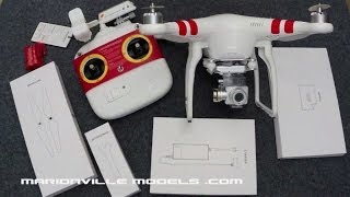 Unboxing & Setup of DJI Phantom 2 Vision Plus Quadcopter w/HD Camera for IPhone FPV, 3-axis gimbal