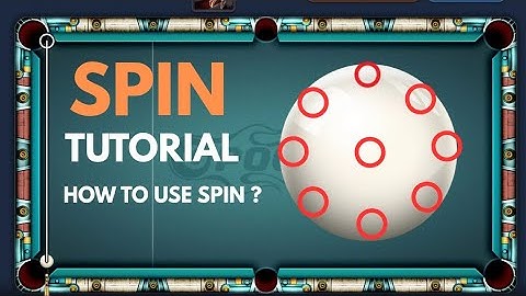 How To Use Spin? Spin Tutorial in 8 ball pool.