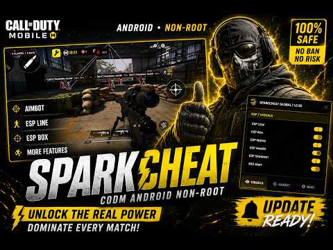 CODM MOD MENU V1.0.56 | WALLHACK + AIMBOT + ESP | DOWNLOAD CHEATS NO RECOIL CODM APK #Sparkcheat
