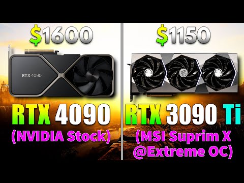 RTX 4090 24GB (NVIDIA Stock) vs RTX 3090 Ti 24GB (MSI Suprim X @Extreme OC) | PC Gaming Tested