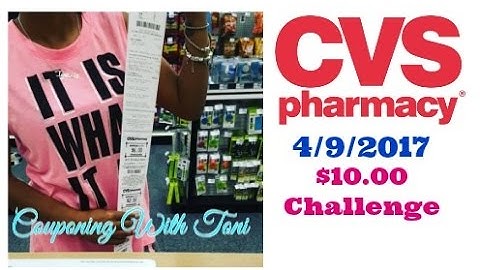 CVS 4/9/2017 ~ $10 Challenge | Couponing With Toni