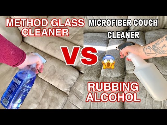 BEST WAY TO CLEAN YOUR MICROFIBER COUCH/FAST & EASY/1 INGREDIENT