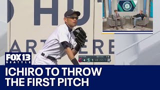 Ichiro to throw first pitch on Mariners' Opening Day