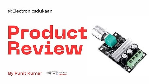 DC Motor Speed Controller Speed Switch Module 6V/12V/24V/28V 3A 1203B PWM @Electronicsproject99