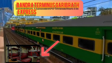 12909 bandra terminus - Hazarat Nijamuddin garibrath express journey arriving borivali