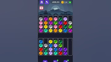 Ball Sort Master Game Level - 315 Without Boosters | Puzzle Game | #entertainment #puzzle #game