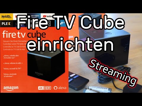 Amazon Fire TV Cube einrichten, mit WLAN verbinden und mit Amazon Konto verknüpfen