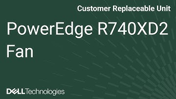 Dell PowerEdge R740XD2: Remove/Install Fan