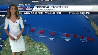 Tropical Storm Kirk, Isolated storms possible