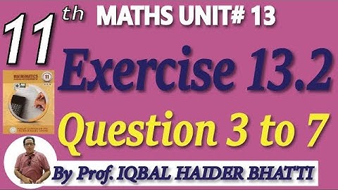 Chap #13|Inverse Trigonometric functions| Ex 13.2 Q3 to Q7 |F.Sc Part-1 Lec 4 Urdu / Hindi