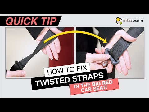 How to fix twisted car seat straps!
