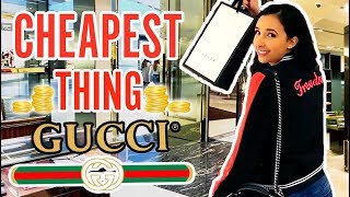 least expensive gucci item
