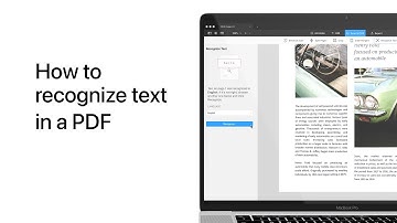 How to recognize text in a PDF using OCR