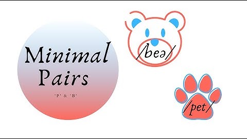 Minimal Pairs - /p/ & /b/ - Commonly Mispronounced sounds by Arab Speakers