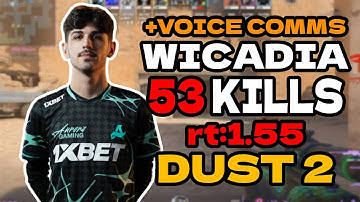 wicadia (53-36) rt:1.55 +VOICE COMMS l EU FACEIT RANKED (dust2) | Jun 14, 2025 #cs2 #pov