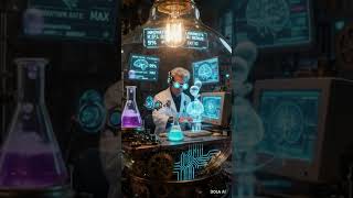 AI Mad Scientist: Decoding the Neural Network! 🧠🤖#shorts #sceinceproject #technology
