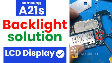 Samsung a21s display light solution || samsung a217f lcd light solution ||samsung lcd light solution