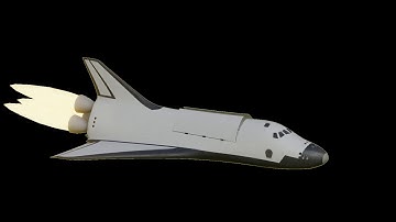 Spaceship animation demo Blender 2.8 EEVEE