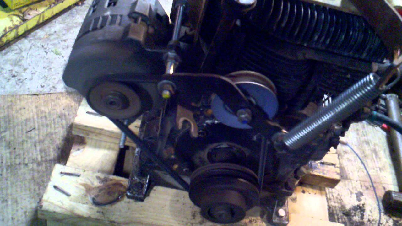 16hp Cast Iron Briggs & Stratton Engine Model 326437 Driving a GM CS130