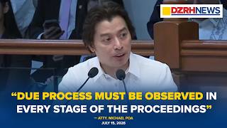 Poa, iginiit na dapat pairalin ang due process sa bawat yugto ng impeachment proceedings screenshot 1