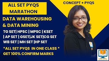 MARATHON-DATA WAREHOUSING-DATA MINING-All SET PYQs|UGC NET|TG SET|JKSET|HP SET|WB SET|CG SET|AP SET