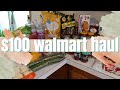 100 walmart grocery haul  family of 4  april 2024