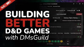 Building Better D&D Games with DMsGuild