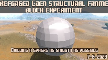 Empyrion Galactic Survival - Reforged Eden structural frame block experiment